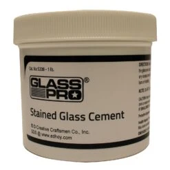 Glass Pro Stained Glass Cement - 1 Lb