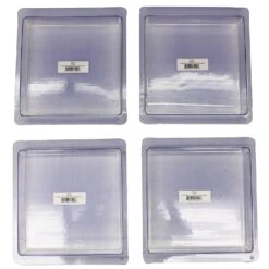 8" Square Clear Stepping Stone Mold - 4 Pack