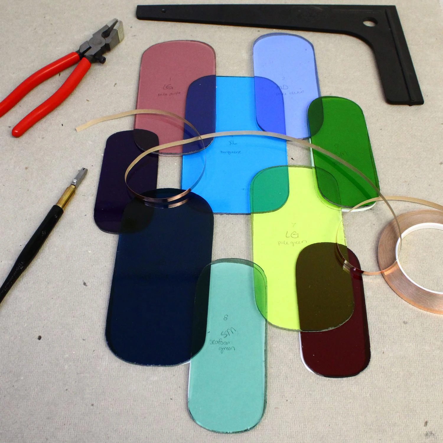 Uro Lime Green Transparent - 96 COE 7 Uro Lime Green Transparent - 96 COE - Image 7