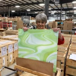 Oceanside Fusers Reserve Lemongrass And White OpalArt - 96 COE -Odyssey Cheap Store 235022 60