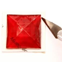 Red Square 25mm Faceted Jewel 9 Red Square 25mm Faceted Jewel -Odyssey Cheap Store 235031 40