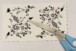 Birds Flowering Branch Black Enamel Decals -Odyssey Cheap Store 235403 30