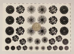 Dandelion Tops Black Enamel Decals -Odyssey Cheap Store 235407 20