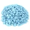 3/8" Snowcap Venetian Glass Tile - 1/2 Lb