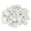 3/4" Arctic White Venetian Glass Tile - 1/2 Lb