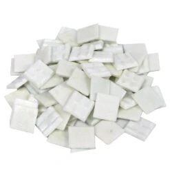 Odyssey Cheap Store 5 3/4" Arctic White Venetian Glass Tile - 1/2 Lb