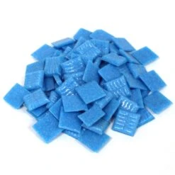 3/4" Ocean Venetian Glass Tile - 1/2 Lb