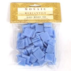 3/4" Sky Venetian Glass Tile - 1/2 Lb -Odyssey Cheap Store 235477 20