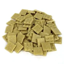 3/4" Sand Venetian Glass Tile - 1/2 Lb