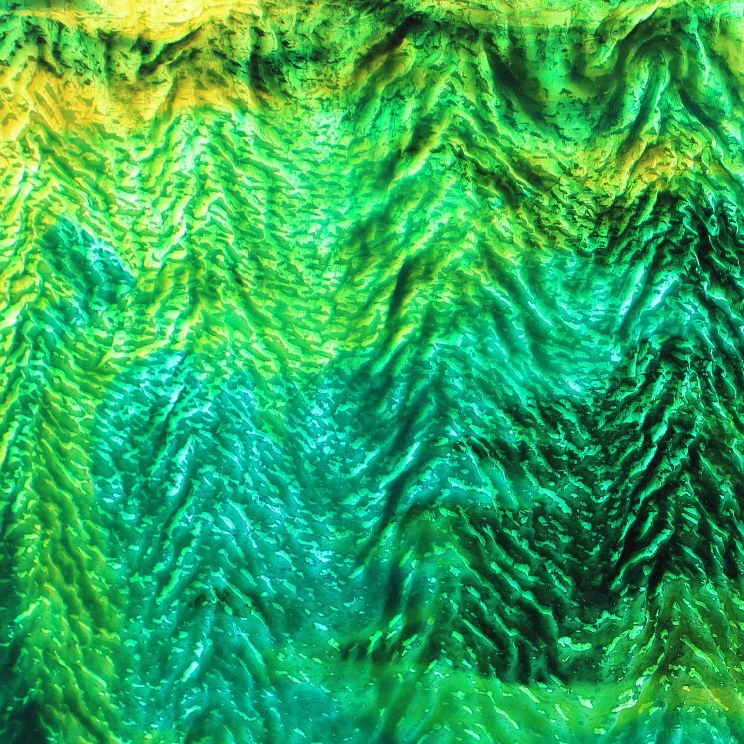 Uro Emerald, Chartruese And Turquoise Herringbone Ripple 1 Uro Emerald, Chartruese And Turquoise Herringbone Ripple